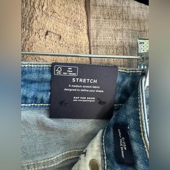 Gap High Rise Curvy True Skinny Ankle Jean Stretch - Picture 5 of 6